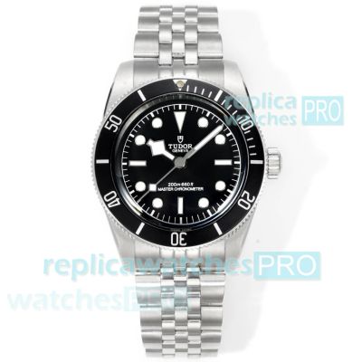 Swiss copy Tudor New Black Bay 41mm Black Face 2824 Movement Jubilee Watch 
